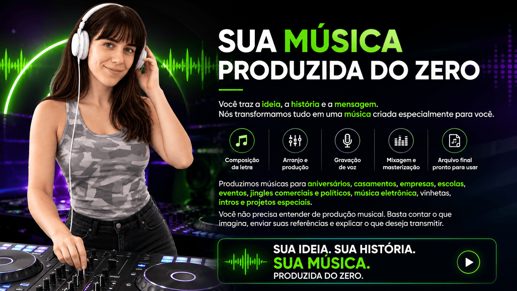 DJ Jéssika Luana — Produção Musical Brazilian Remix Service